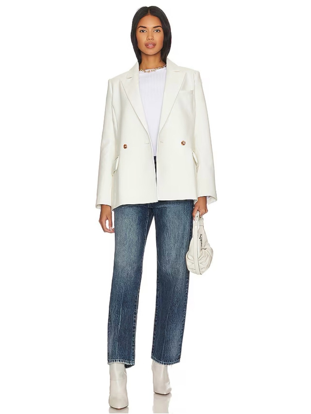NWT Pistola Lexi Mid Rise Bowed Straight In Artisan Jeans 30 - Picture 4 of 11